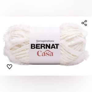 Bernat Casa Yarn 4 Skeins Cream